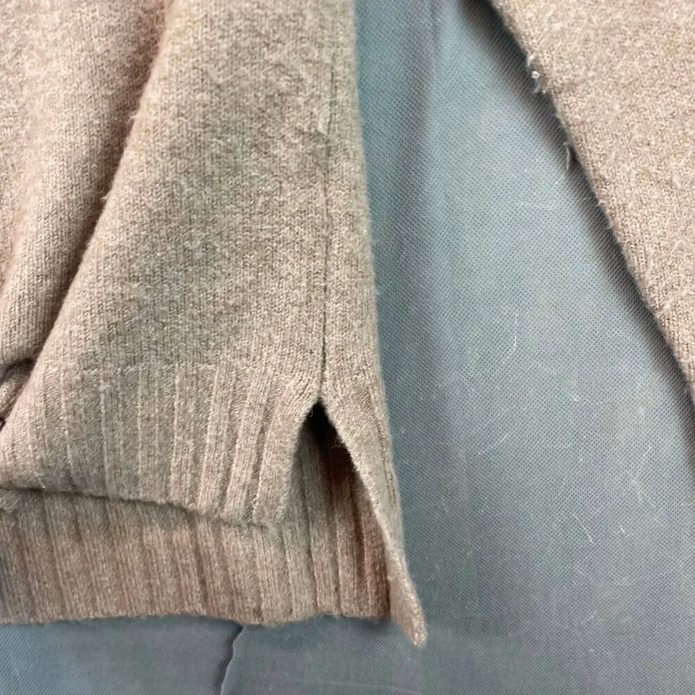 J.Crew Pullover Sweater Women's XS Brown Crew Neck Long Sleeves Knitted - Picture 2 of 8